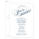 Romantic Script Invitations Image 6 of 7